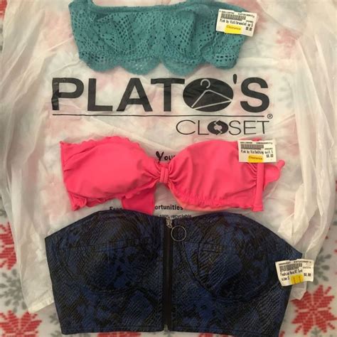 does plato's closet accept bras|More.